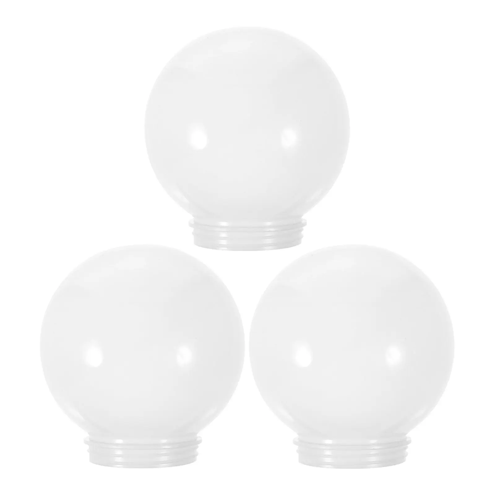 

Набор из 3 акриловых плафонов-шаров для светильников: стильный и простой дизайн, замена для настенных, уличных, потолочных светильников и светильников для веранд
