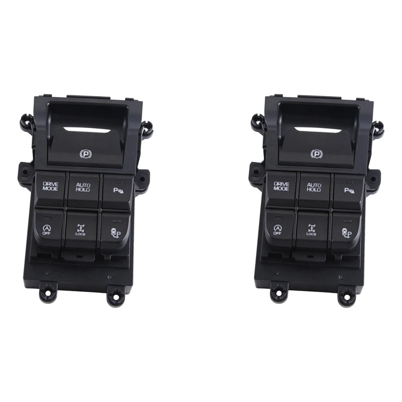 2X Car Electronic Handbrake Switch Console Floor Switch 93300D3030 93300F8060 For Hyundai Tucson TL 2015-2018