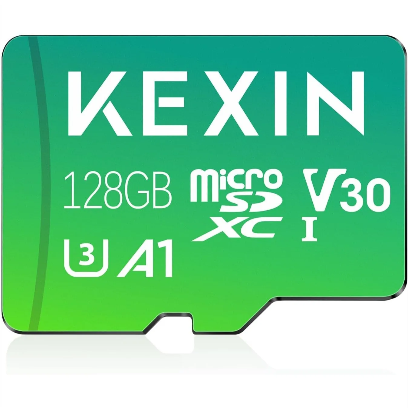 128GB Micro SD Card with Adapter, Up to 90MB/s 4K UHD V30 A1 C10 UHS-I Memory Card for Action Camera Drone Smartphone Tablet