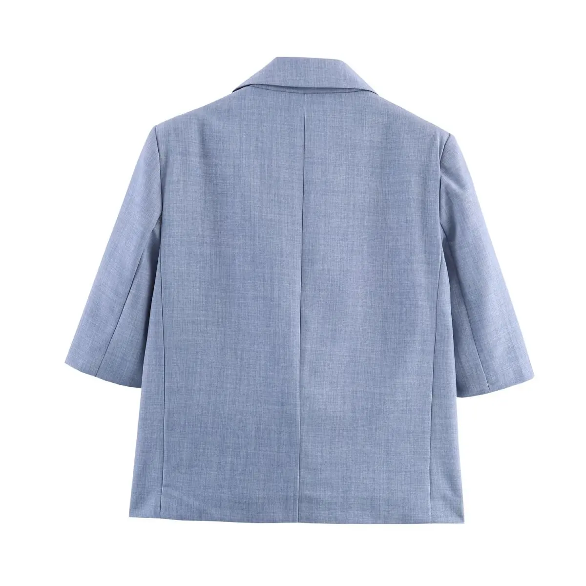 Modisches Kurzarm-Anzug-Set aus Jacke und Hose im Frühherbst, trendige Damenbekleidung im europäischen Stil von Xuemo