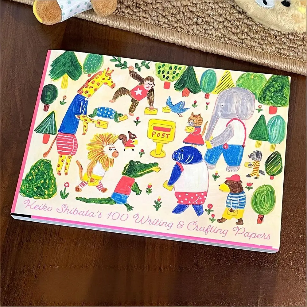 Ilustracje z kreskówek, pisanie, tworzenie, papier, 100 arkuszy, wielofunkcyjne materiały, książka, DIY, papier do scrapbookingu, uczniowie — zdjęcie produktu 4