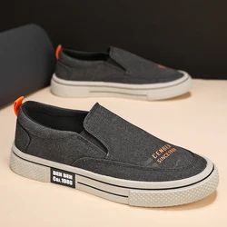 Classic Canvas Shoes Men Fashion Flat Sneakers Male Casual Men's Shoes Slip On Loafers Men Vulcanized Shoes For Men