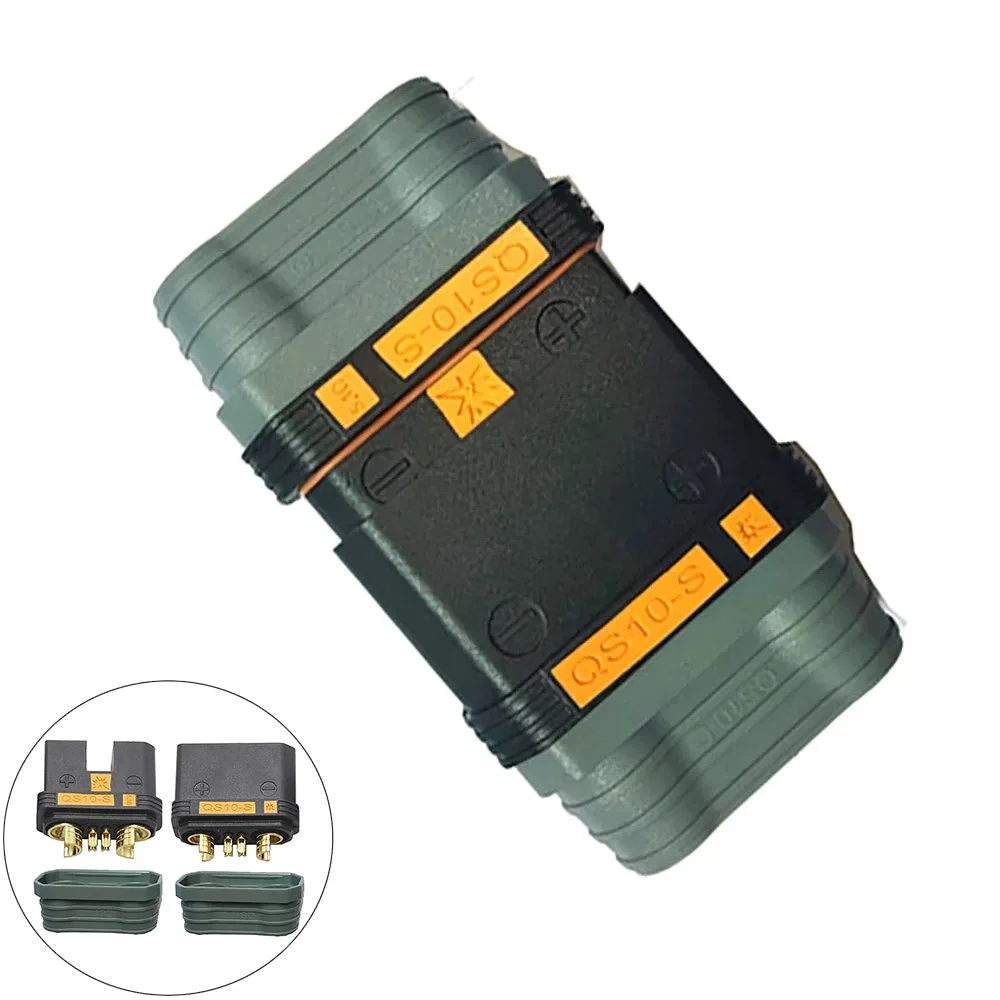 

QS10-S Heavy Duty Battery Connector Anti-Spark Gold 180A large current Large Power Plug for RC Plant protection drone Car Model