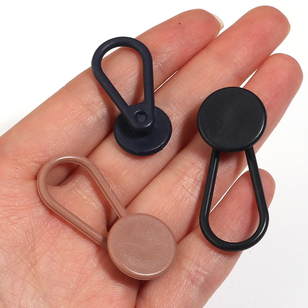 4pcs 15/18mm No Sew Removable Waist Extender Buttons Detachable Jeans Waist Expanders Adjustable Buttons for Denim Pants Clothes