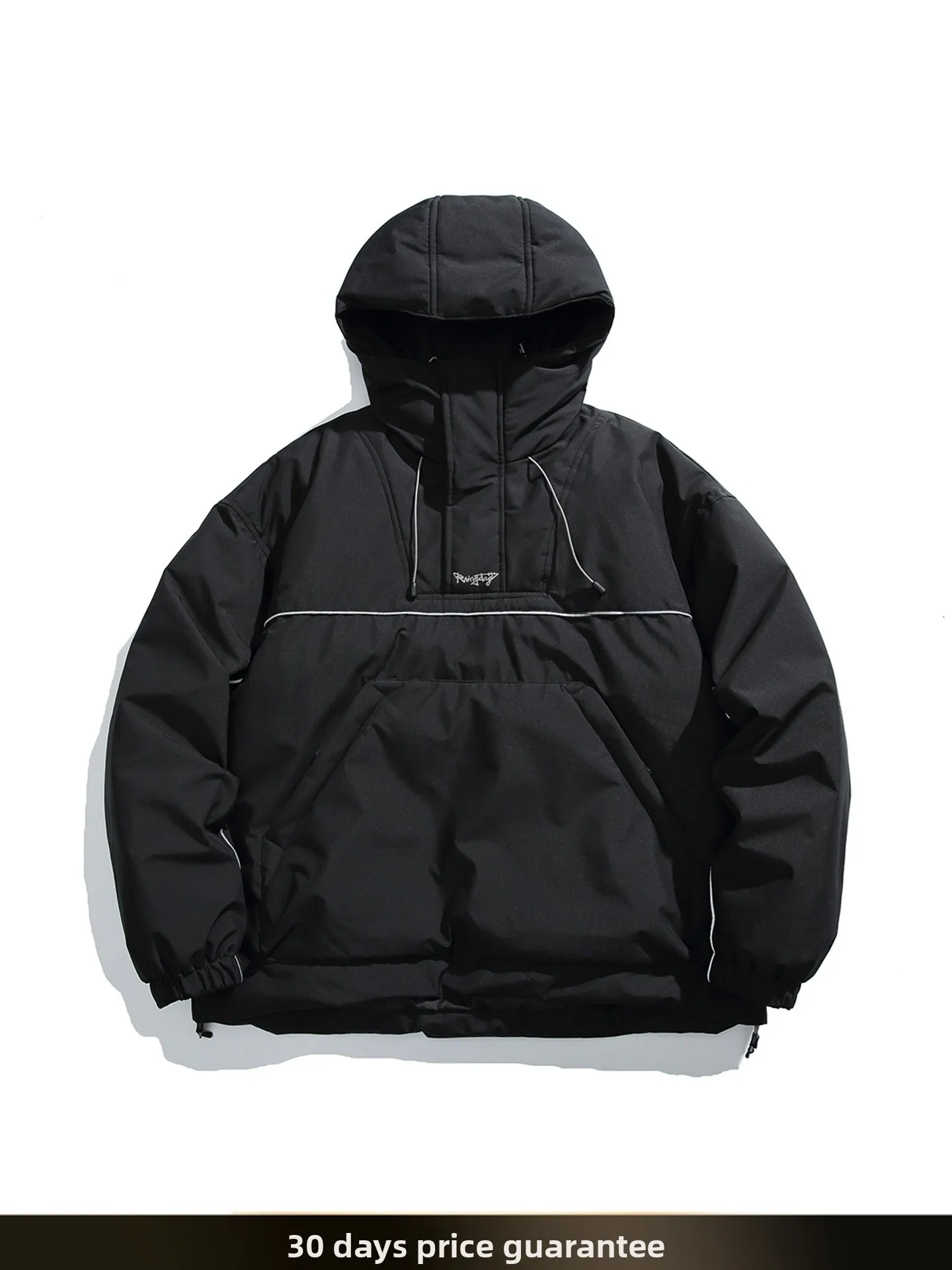 

Американская ретро-куртка-пуховик с капюшоном, зимняя теплая верхняя одежда для пар, 90% пух, на молнии, молодежная модная модель