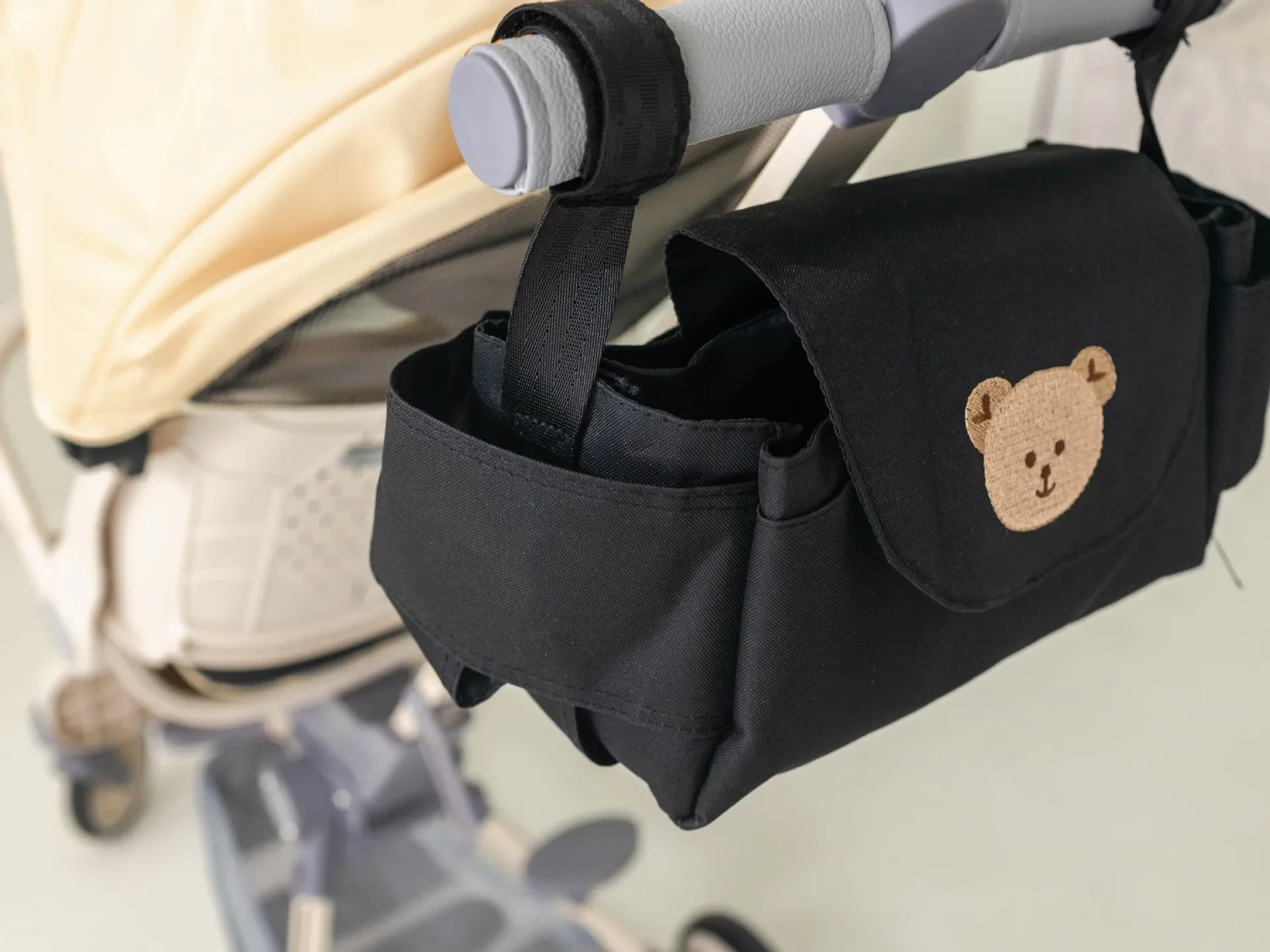 Baby Stroller Bag Pram Organizer Baby Accessories Cup Holder Newborn Trolley Portable Travel Car Bags for Carriages Universal view 3