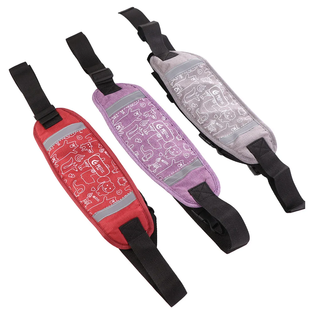 Cloth Motorcycle Children Seat Belt Reflective Adjustable Kids Safety Seat Harness Multi-functional Belly Strap Chest Safe Strap