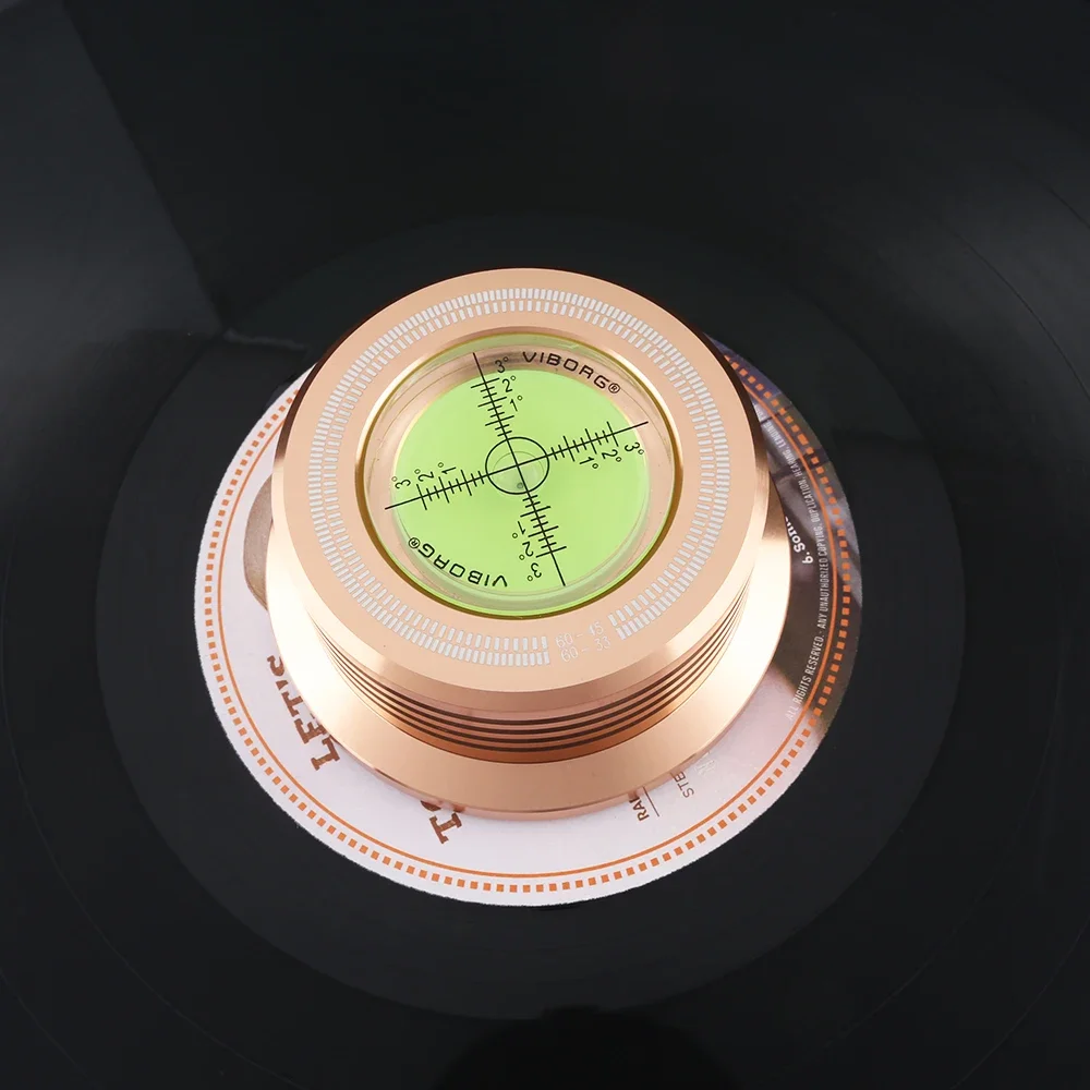 Viborg LP628 60HZ plata 280g peso de registro estabilizador de disco LP tocadiscos abrazadera de vinilo HiFi
