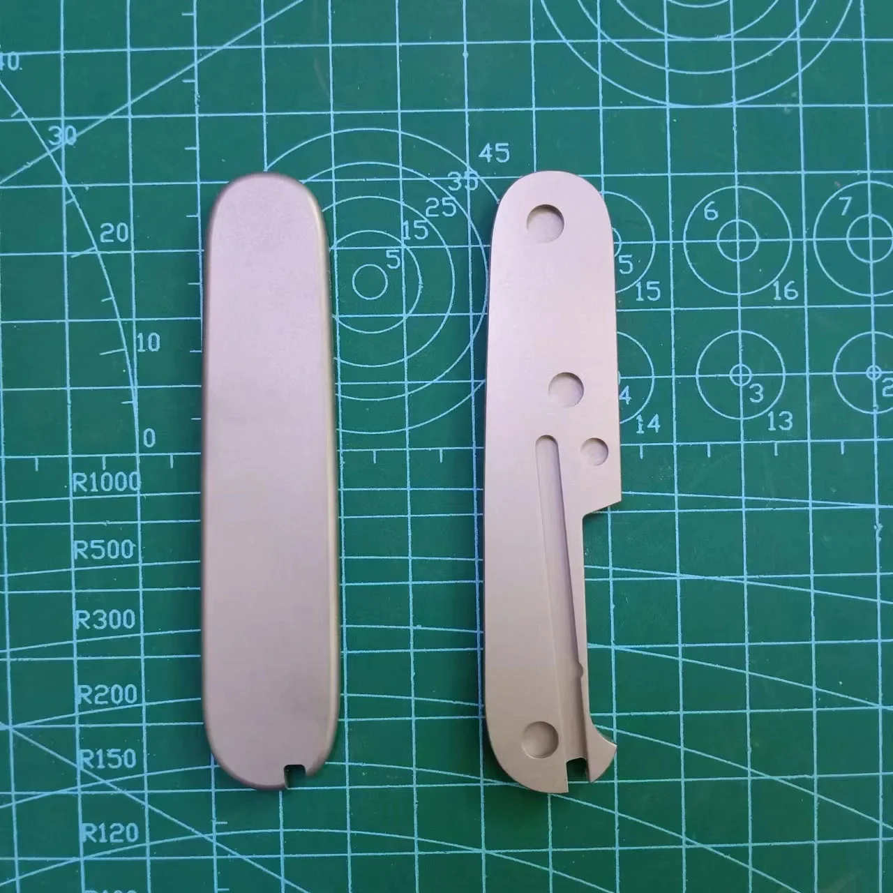 

New 1 Pair TC4 Titanium Knife Handle Scales for 91MM Victorinox Swiss Army Knives