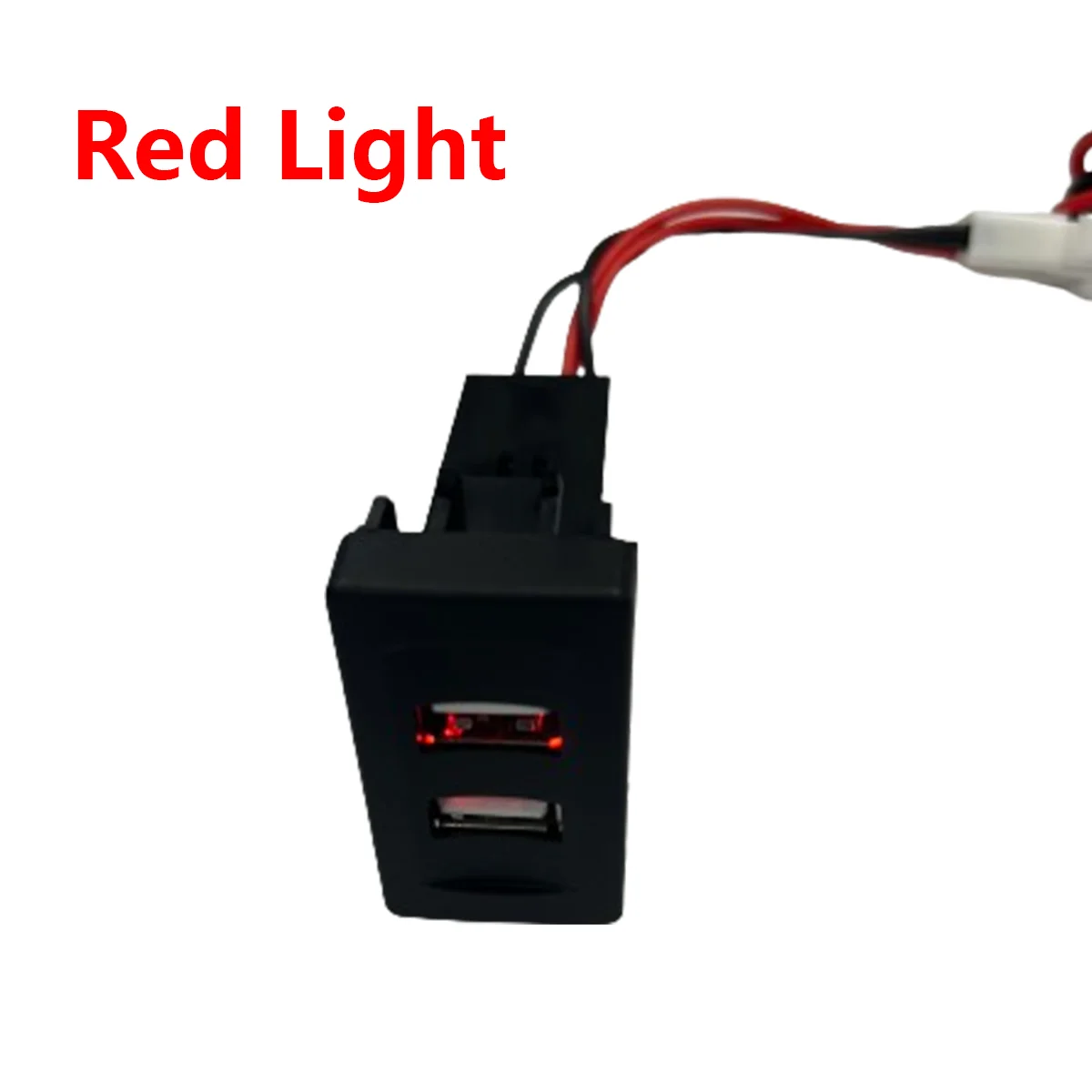 25x44mm Dual USB Car Charger 5V 4.2A Power Adapter Socket for VW