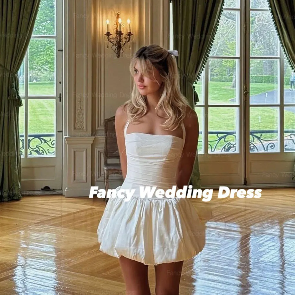 

Fancy Sexy Halter Taffeta Evening Dress A Line Sleeveless Mini Short Prom Gown Back Corset Formal Occasion Dresses Customized