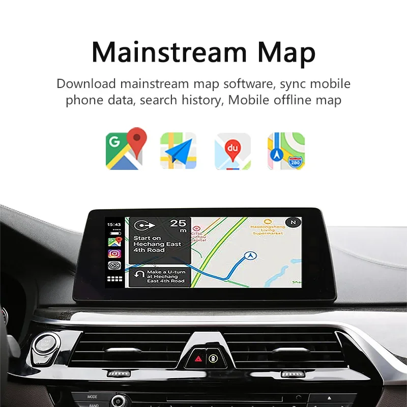 

Nick Navihua Wireless Carplay Box Android Multimedia Video Interface for 1-7 Series X1-X7 CIC NBT EVO for Mini Cooper