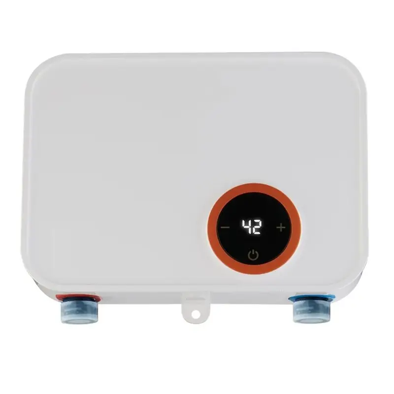 

【ТОЛЬКО СЕГОДНЯ】Электрический проточный водонагреватель 5500 Вт, компактный, без бака, для установки под раковину, 220 В, для кухни и ванной, с вилкой стандарта ЕС