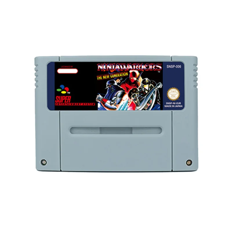 Ninja Warriors Action Game for SNES 16 BitRetro Cart Children Gift