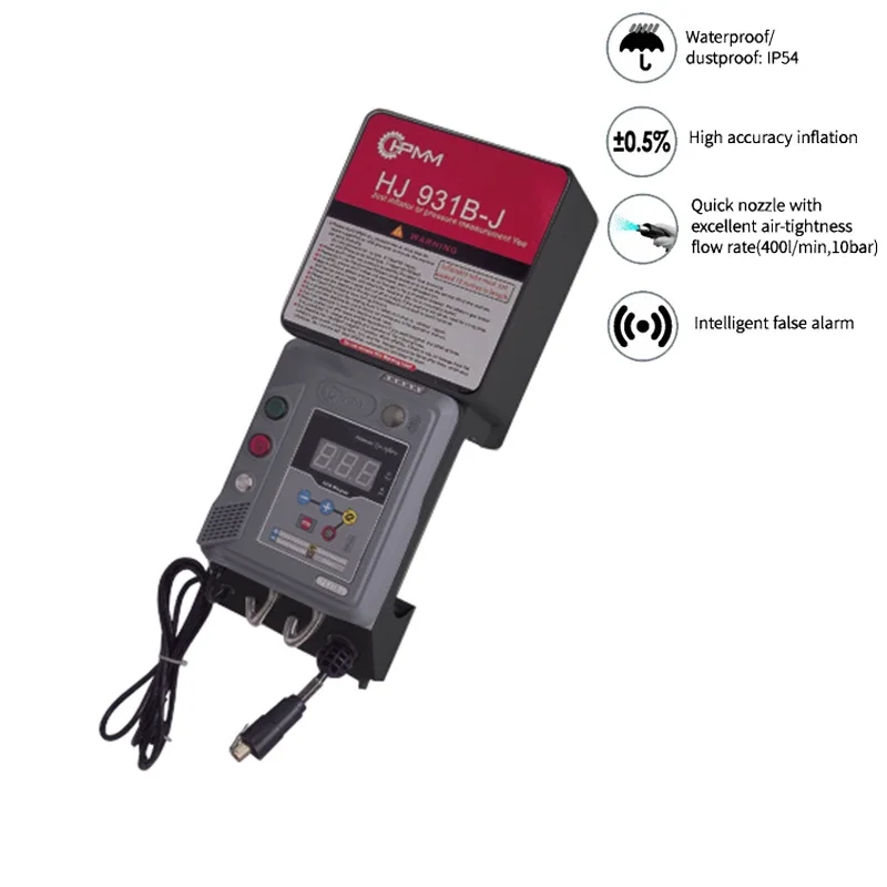 lcd screen portable fully automatic tire inflator for tire repair tire service equipment