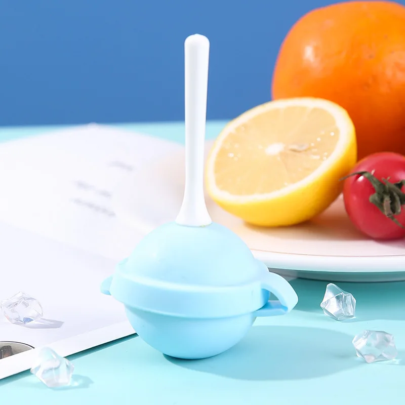 مصاصة قالب كرة الثلج محلية الصنع المصاصة علبة ثلج نموذج الويسكي المنزلية خلط مكعبات الثلج المجمدة كرة مستديرة صندوق الثلج