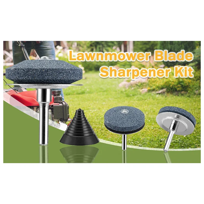 ХОРОШО-универсальная износостойкая точилка для лезвий газонокосилки с металлической перегородкой для любой электрической дрели
