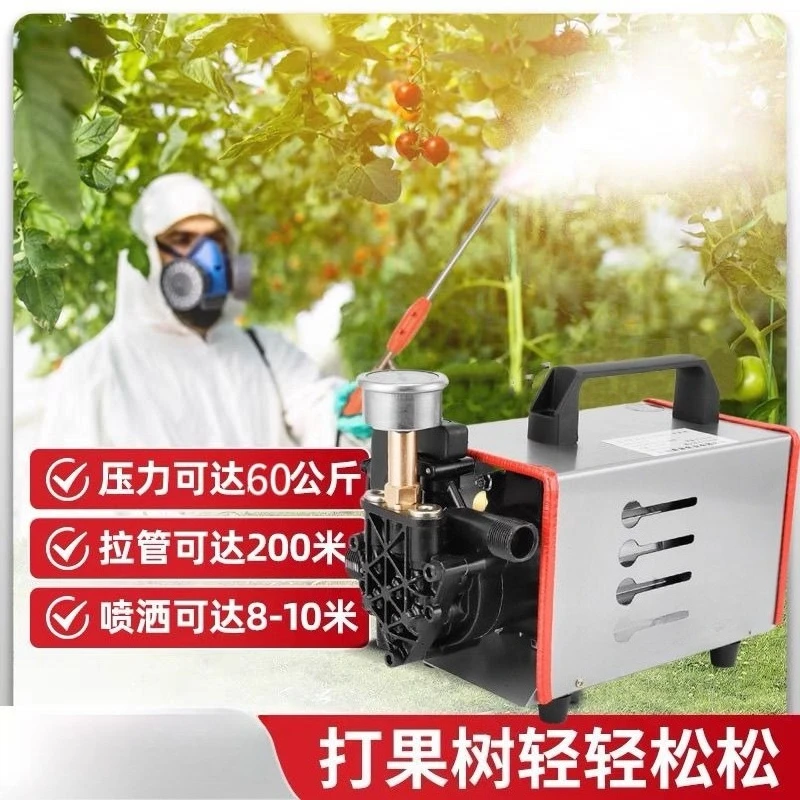 علبة سقاية كهربائية للحدائق الصغيرة ذات الضغط العالي ذاتية التحضير ذاتية الأسطوانة المزدوجة أدوات الحدائق الكهربائية المحمولة
