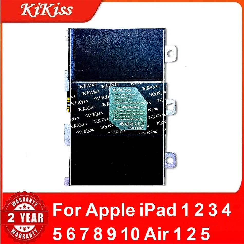 

Battery For Apple Ipad 1 2 3 4 5 6 7 8 9 10 Air Ipad3 Ipad4 Ipad789 A2197 A2200 A1547 A1566 A1484 A1474