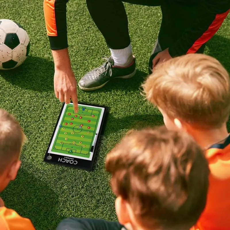 لوحة مسح جاف لكرة القدم للمدربين، حافظة مسح جاف، لوحة النتائج المغناطيسية لتدريب البيسبول وكرة القدم والهوكي