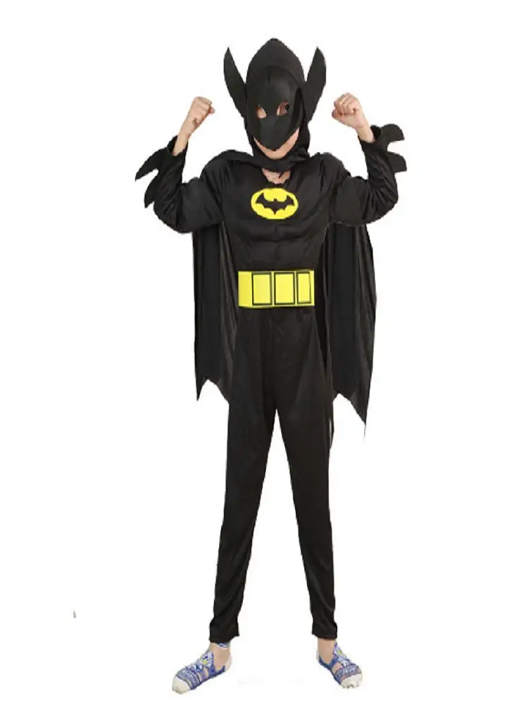 ชุดคอสเพลย์อนิเมะ ซูเปอร์ฮีโร่ ชุดฮาโลวีนสำหรับเด็ก ชุดจั๊มสูทกล้ามเนื้อ ชุดแฟนซีงานคาร์นิวัล ชุดปาร์ตี้