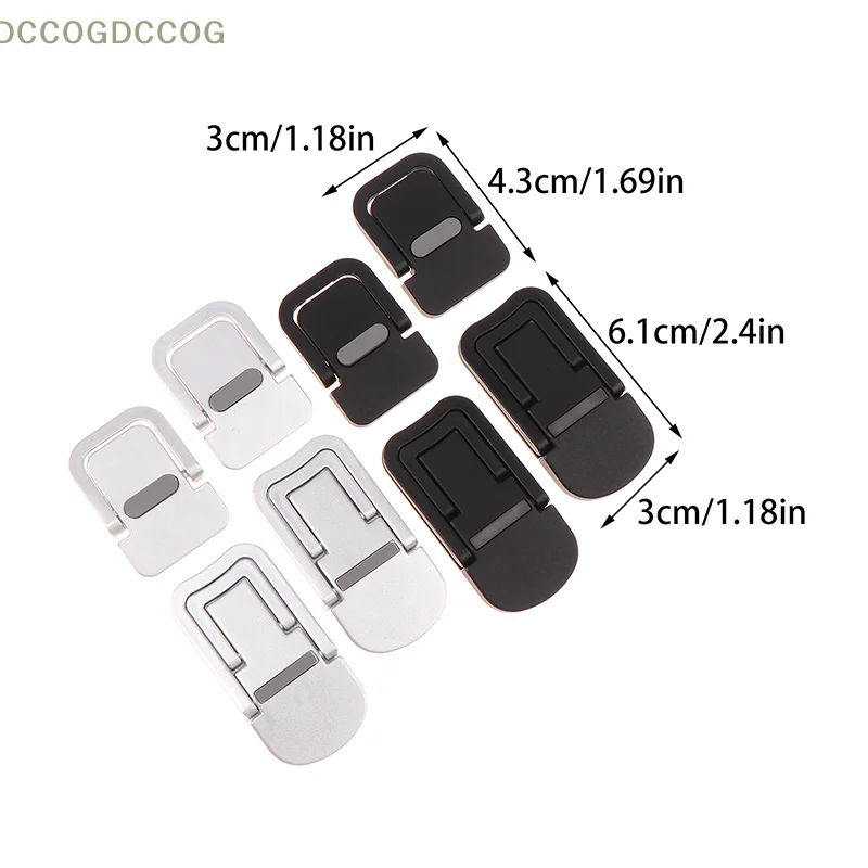 Ultra-thin Portable Support For Macbook Notebook Cooling Holder Feet Invisible Bracket Adjustable Folding Laptop Stand Mini Legs