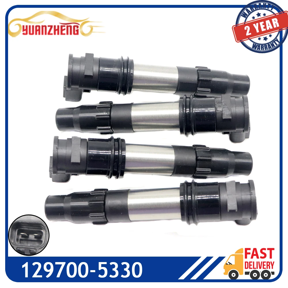 

4PCS New Car Ignition Coil 129700-5330 For Suzuki GSX R600 R750 R1000 1250F 1250FA S1000A S1000 Bandit GSF650 GSR750 2000-2019