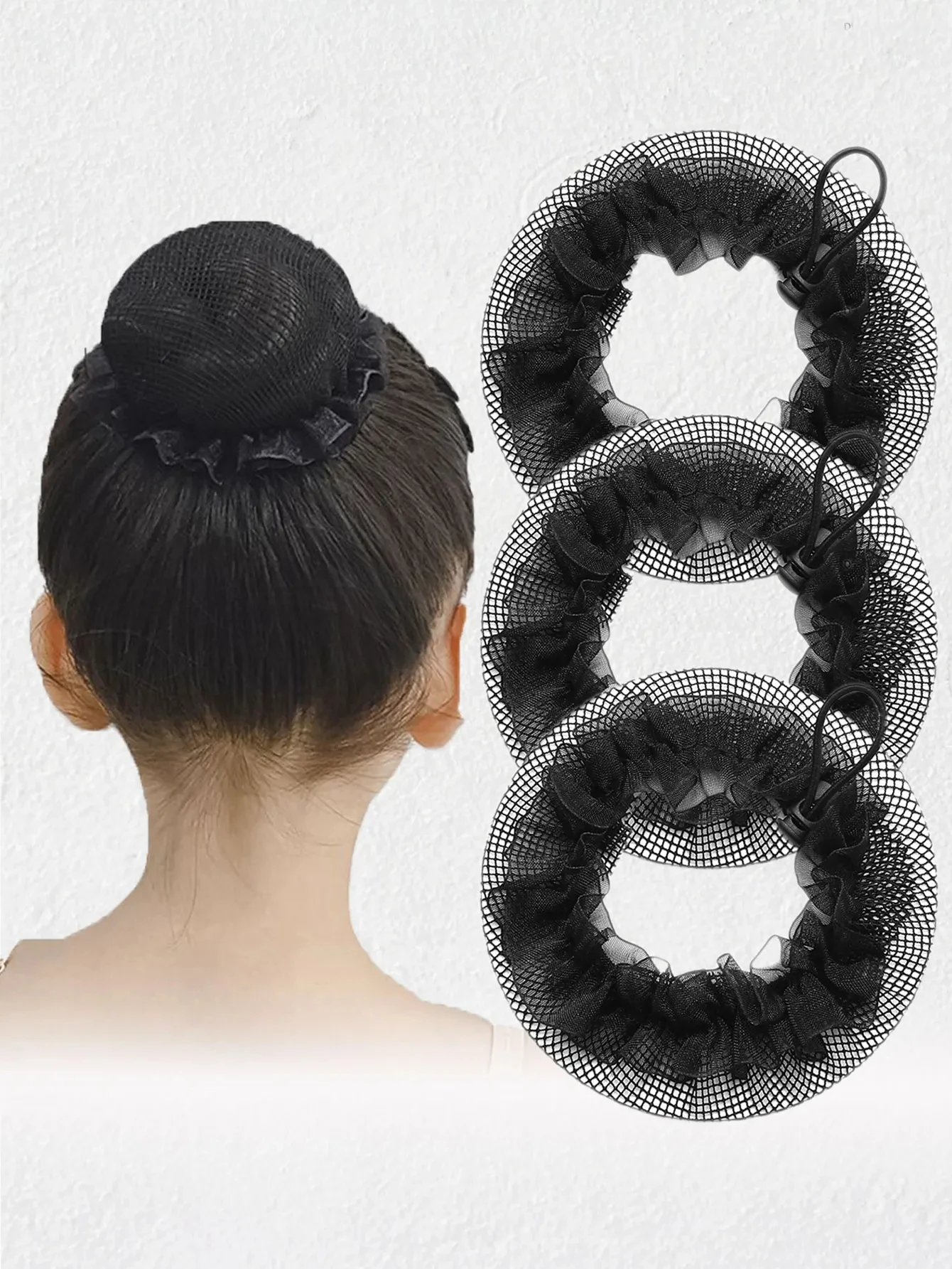 Simple Black Versatile Hair Tie For Women