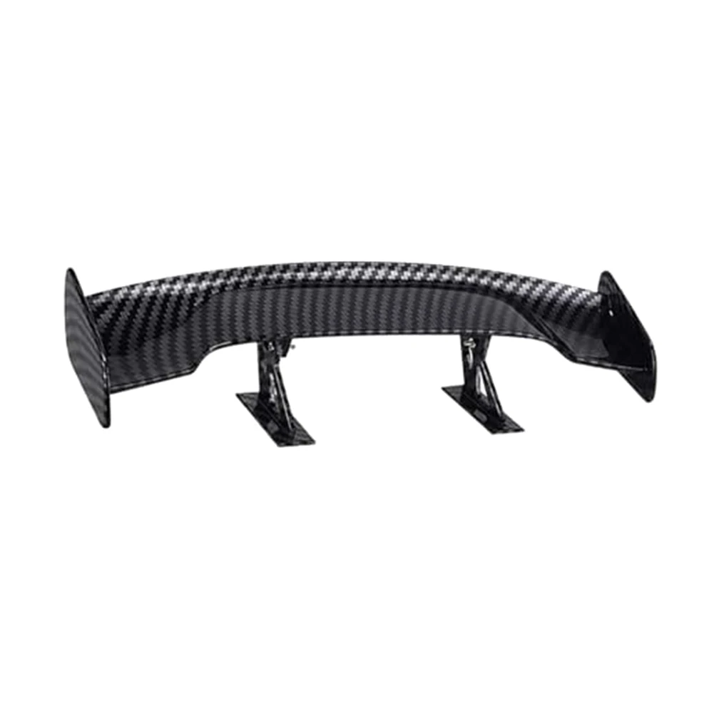 Auto Parts Car Spoiler Wing Visual Interest Fading Resistance Wind Stabilization Lightweight ABS Resist Fading