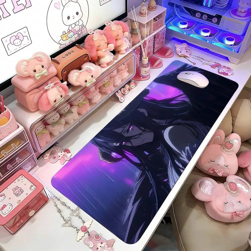 

Anime Overlord Albedo Mouse Pad Gaming Deskmat Sakura Mousepad Anime Office Carpet Gamer Keyboard Computer Desks