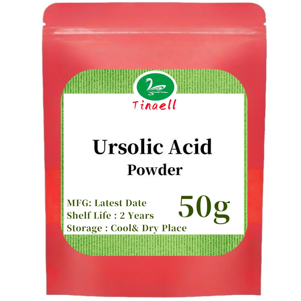 Hot Supply 99% Ursolic Acid Powder For Anti Aging Cosmetic Raw Materials