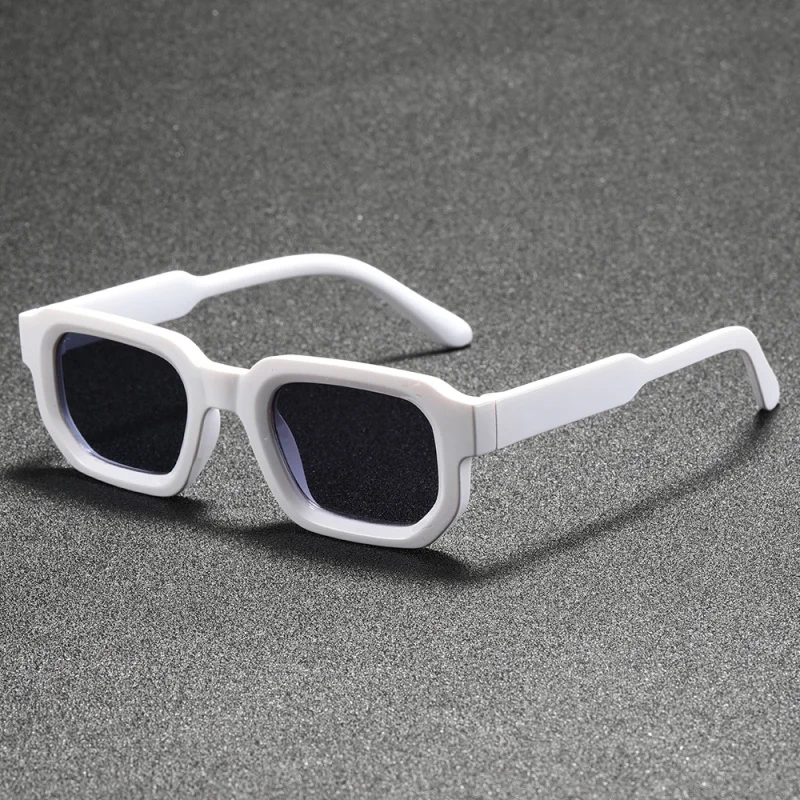 قطعة واحدة من النظارات الشمسية ذات الإطار الصغير، نظارات شمسية نسائية ضيقة وأنيقة، طراز جميل، لوحة ألوان الدوبامين