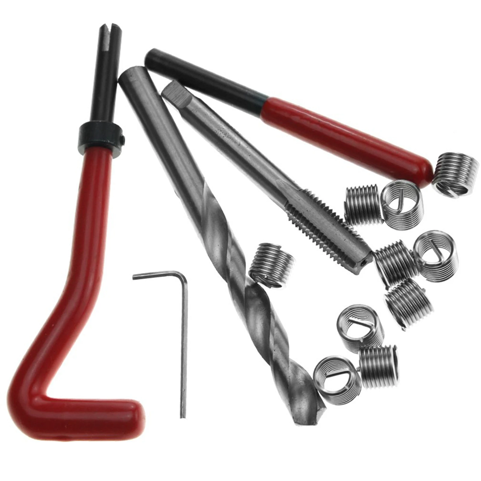 【Ausverkauf】 15–30 Stück metrisches Gewinde-Reparatur-Einsatz-Set M5 M6 M8 M10 M12 M14 Helicoil Car Pro Coil Tool M14 * 1,5 Gewinde-Reparatur-Einsatz – Detail 6