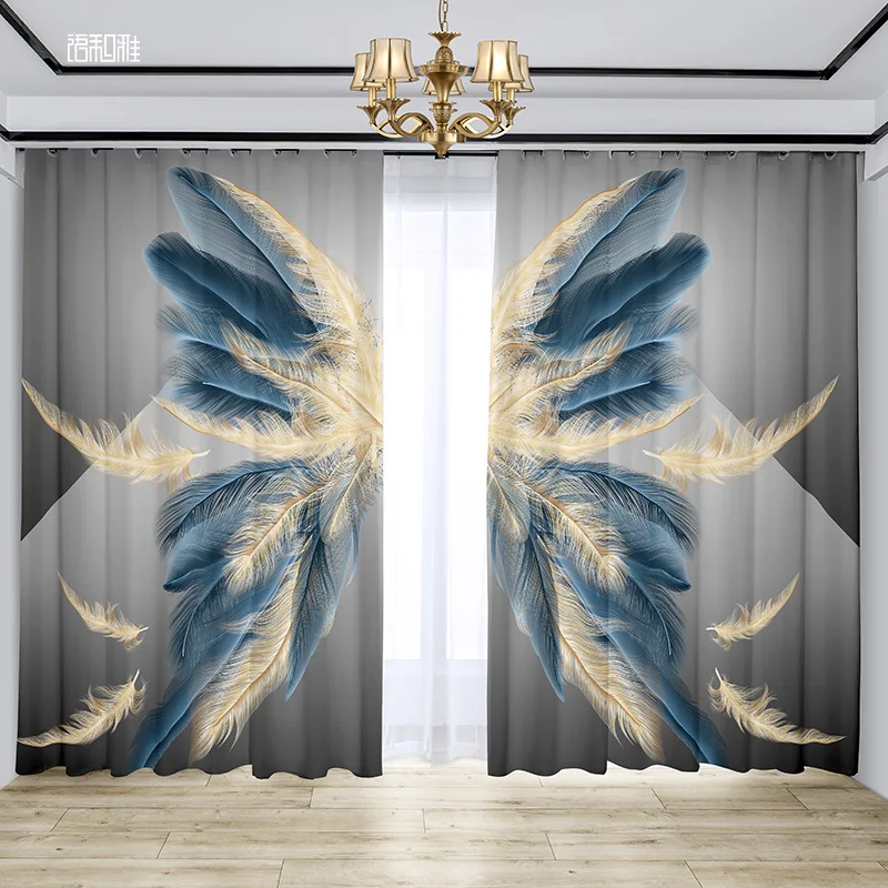

Custom New Bedroom Blackout Trendy Internet Celebrity Ins Style Nordic Simple Modern Living Room Light Luxury High-end C