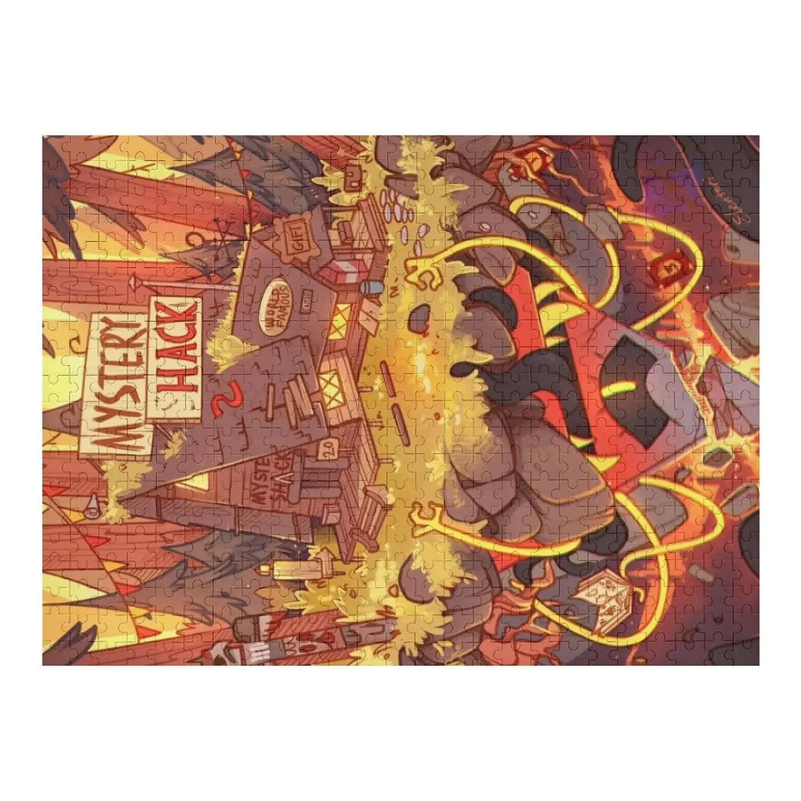 

Weirdmageddon Jigsaw Puzzle Personalised Name Custom Child Gift Puzzle