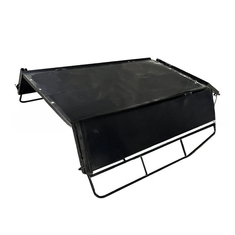 2025Atv Rimorchio da giardino Rimorchio da traino Carrello di scarico per rimorchio ATV per carichi pesanti con pareti laterali rimovibili