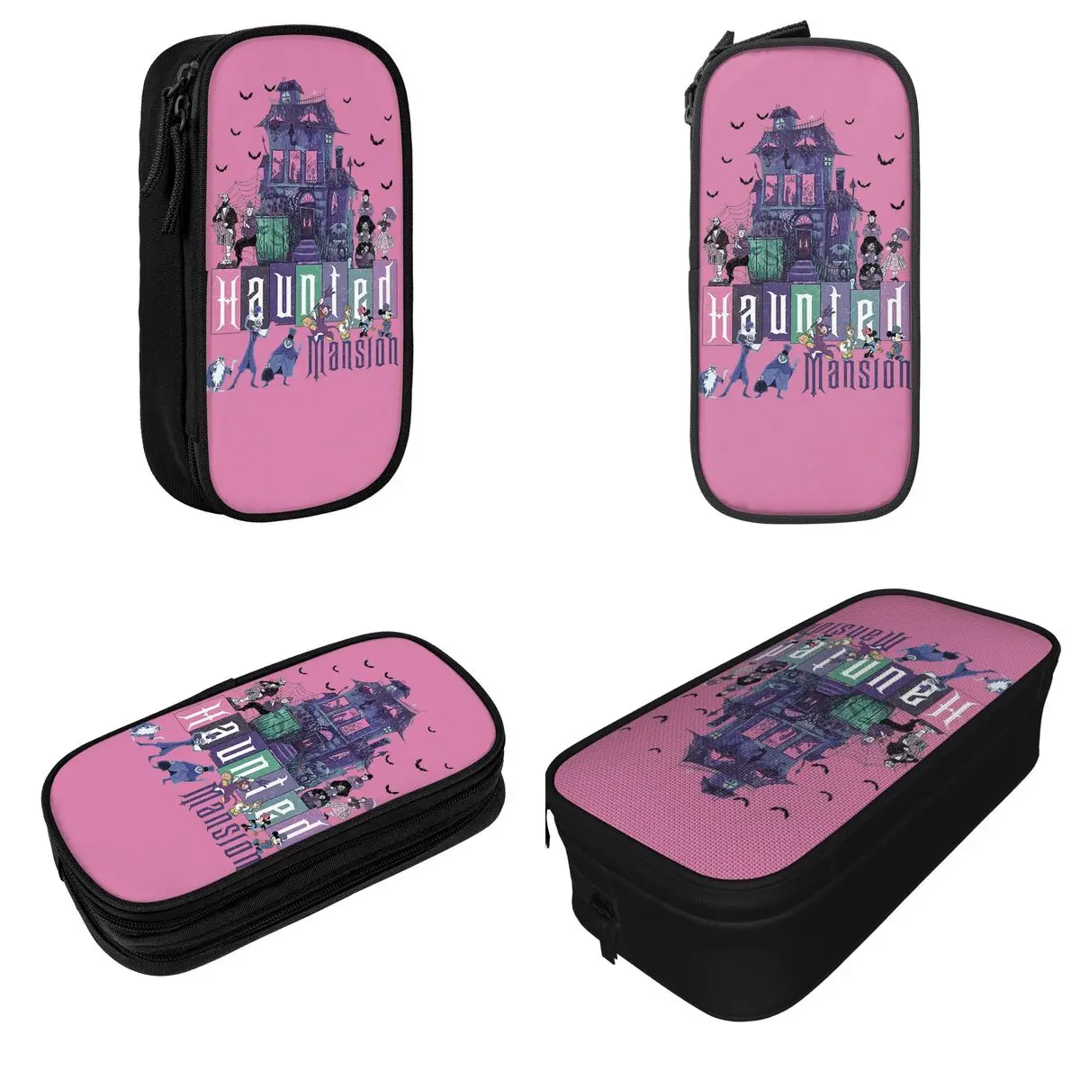 Fun Haunted Mansion Halloween Pencil Cases Pencil Box Pen Box for Girls Boys Big Capacity Bag School Supplies Gift Stationery