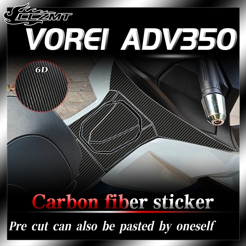 

For DAYANG VOREI ADV350 car stickers 6D carbon fiber protective stickers paint surface transparent film anti scratch