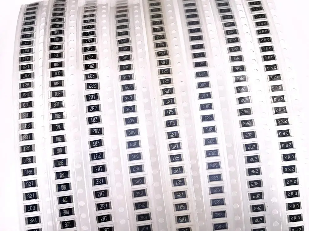 (200 pcs) 2010 5% SMD Resistor series 25PCS*8 Values (1R5 1R8 2R 2R2 2R7 3R0 3R3 3R9)