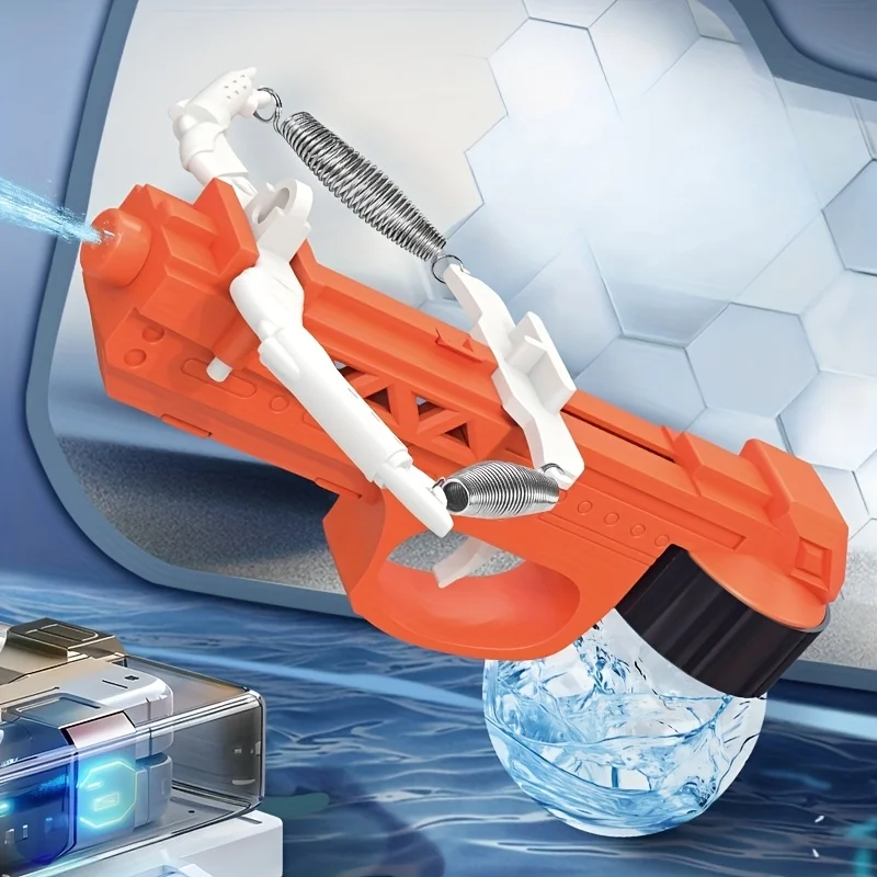 Pistola de água arco e flecha brinquedo sprays água com alta pressão e poderosos homens e mulheres tiro de longa distância pull-out grande capacidade internet celebridade pistola de água