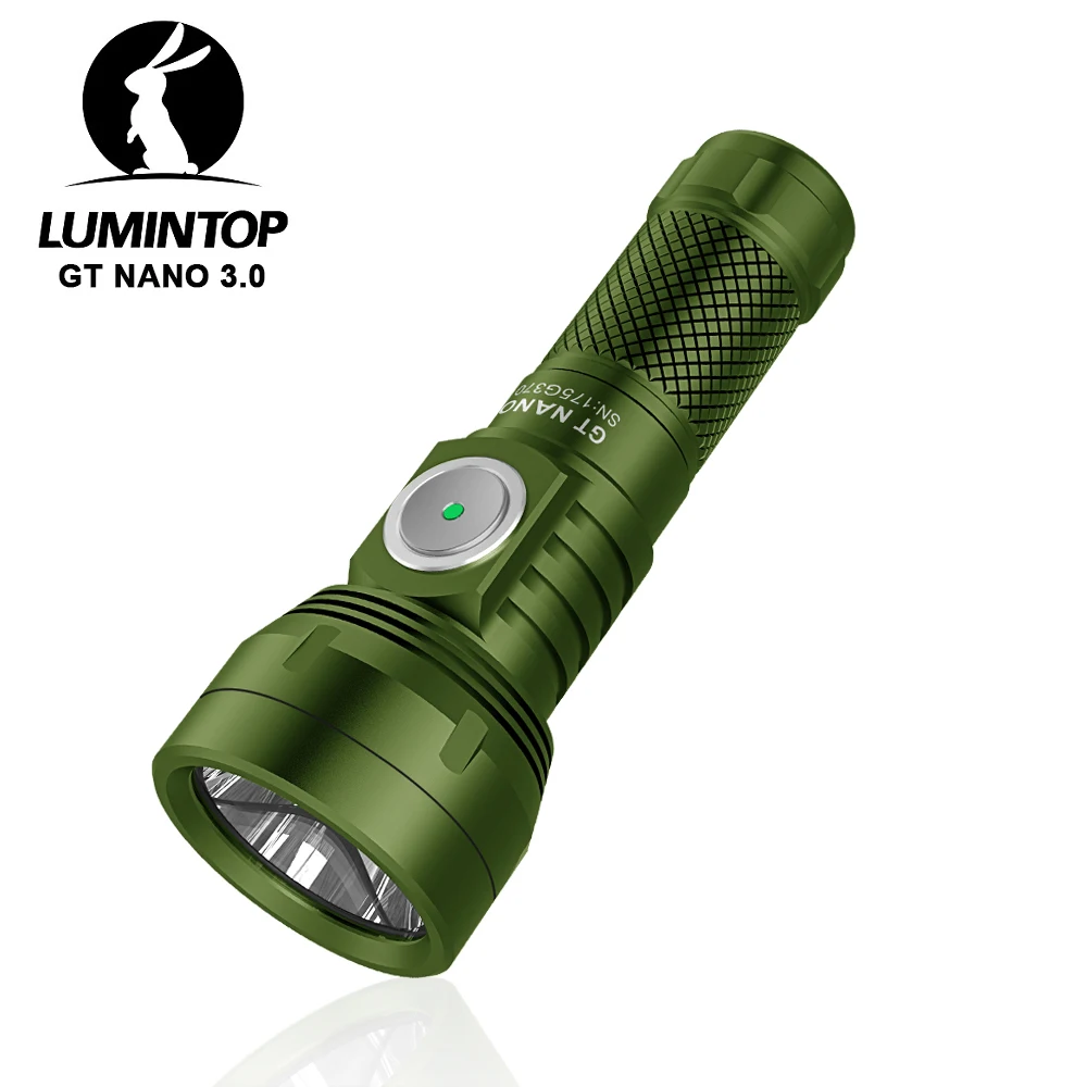 EDC LED Flashlights Outdoor Camping Lantern Powerful 700LM Lights Type C Rechargeable Lamp 400M 10280 Battery Torch GT NANO 3.0