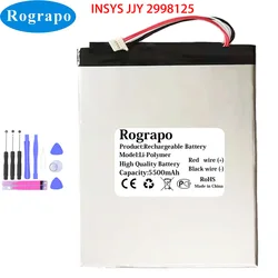 New 3.7V 5500mAh INSYS JJY 2998125 Tablet PC Battery