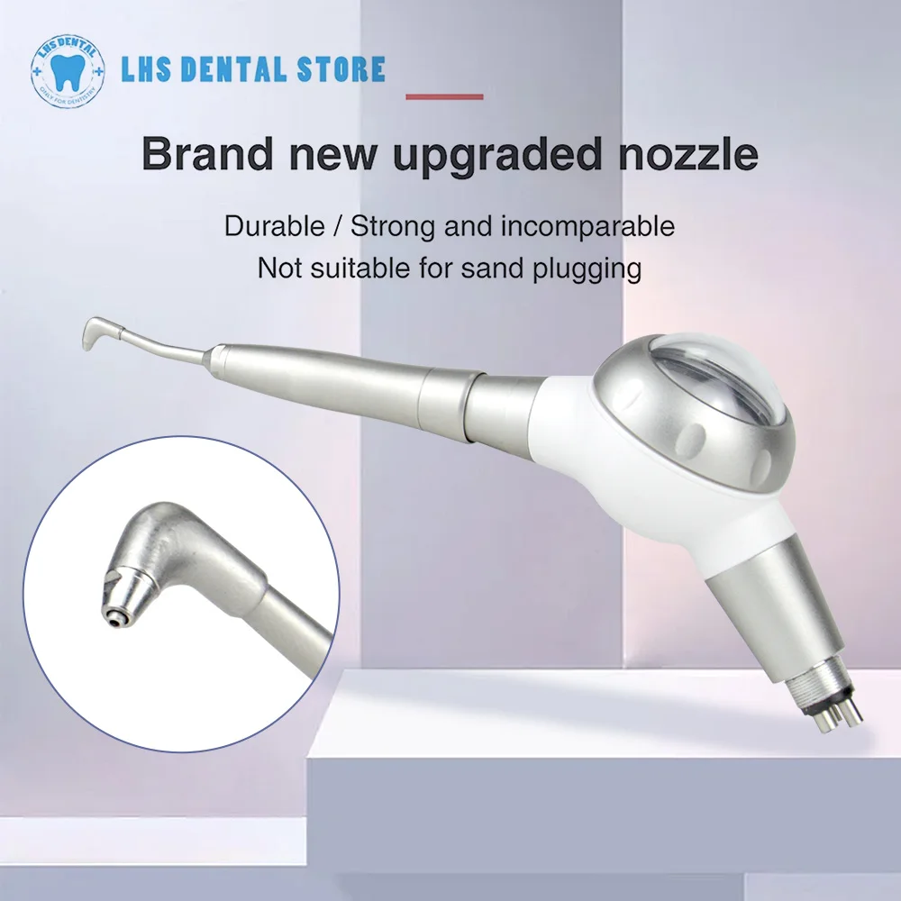 

Стоматологический 4-луночный воздушный полировщик, струйный воздушный поток, гигиена полости рта, отбеливание зубов, налет, пигментация, очистка, пескоструйные инструменты