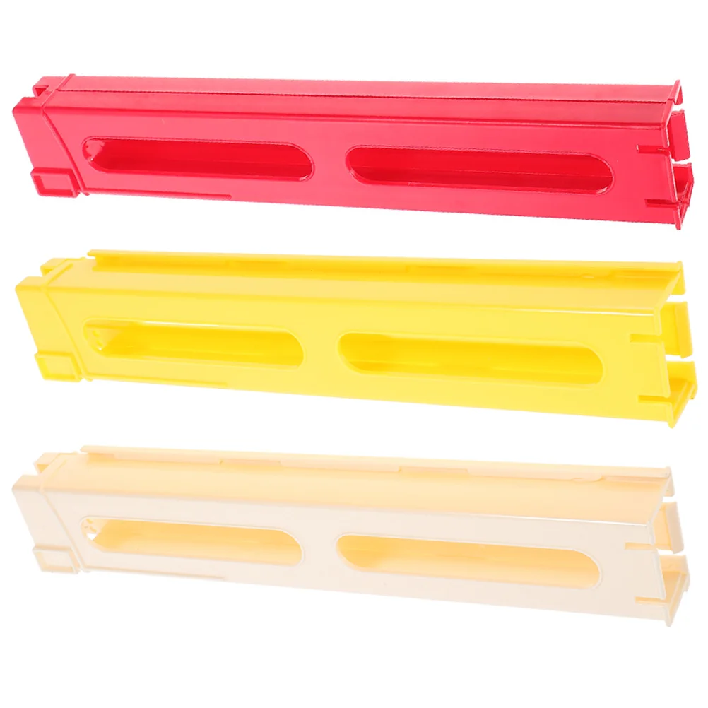 

3 Pcs Train Domino Arch Bridge Pedals Toddler Toy Clip Plastic Toys Accessories