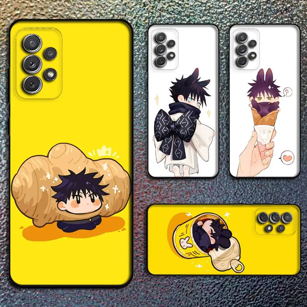 

Cartoon Fushiguro Megumi Phone Case For Samsung S25,S24,S21,S22,S23,S30,Ultra,S20,Plus,Fe,Lite,Note,10,9,5G Black Cover
