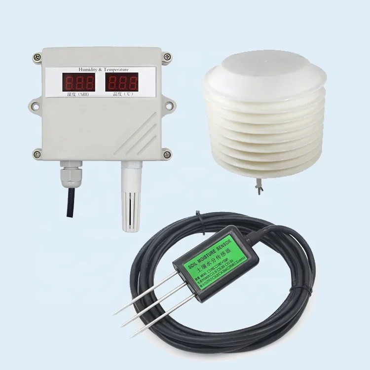 Agriculture pt100 outside modbus rs485 high brightness Metal waterproof probe air temperature sensor