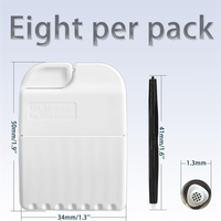 AT05-Wax Guards PN 20439700 Filters For Resound/Phonak/Unitron With Cleaning Brush Tools Kit