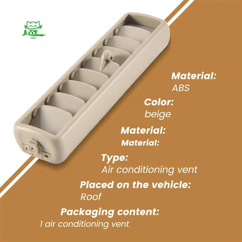 

A22E-Car Roof Top Side Air Conditioning Vent Outlet A/C Panel Grille Cover Install For Mitsubishi Pajero V93 V97
