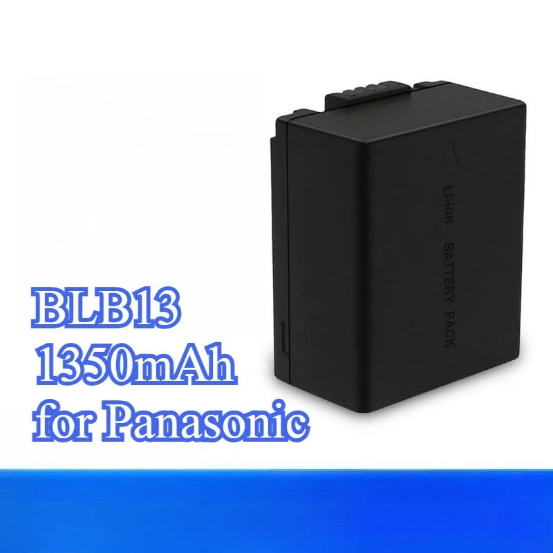 Bateria de substituição de 1350mAh para Panasonic BLB13 compatível com DMC-G1 G2 G10 GK GH1 GF1 G3 GH2 GF2 câmera sem espelho