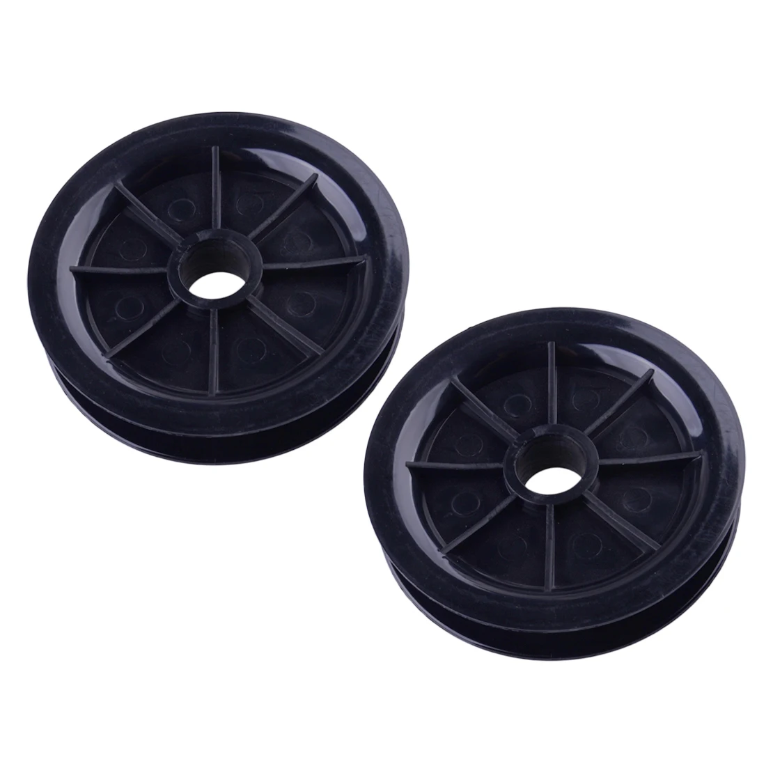 

68804-25080-71 68855-25150-71 2 шт. шкив шланга подходит для вилочного погрузчика Toyota 02-6FD 02-6FG 40-6FG 42-6FG 6FD10 черный пластик